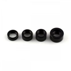 Aluminium Threaded Boss M5 x 4mm (H) x 8mm (D) x 1.00mm  - Black