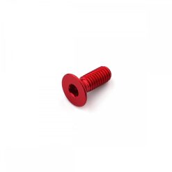 Aluminium Countersunk Bolt M6 x 1.00mm x 16mm Red
