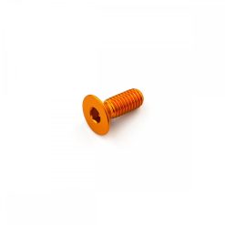 Aluminium Countersunk Bolt M6 x 1.00mm x 16mm Orange