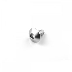 Aluminium Dome Head Bolt M5 x 0.8mm x 10mm Silver