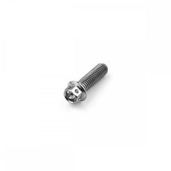 Titanium Race Drilled Hex XS Head Bolt M6 x 1.00mm x 20mm