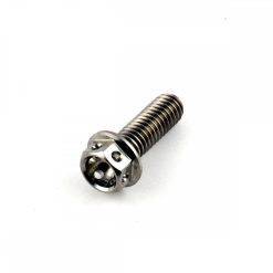 Stainless Steel Race Flanged Hex Head Bolt M6 x 1.0mm x 18mm