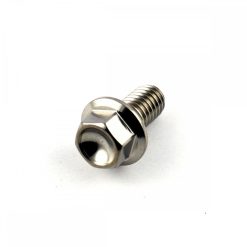 Stainless Steel Flanged Hex Head Bolt M6 x 1.0mm x 12mm