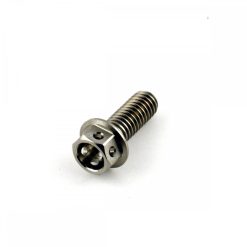 Stainless Steel Race Flanged Hex Head Bolt M6 x 1.0mm x 16mm