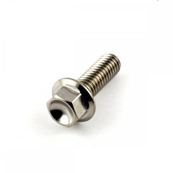 Stainless Steel Flanged Hex Head Bolt M6 x 1.0mm x 18mm