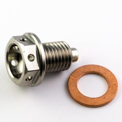 Race Stainless Steel Sump Plug Magnetic M12 x 1.25mm  x 20mm