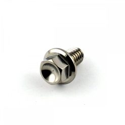 Stainless Steel Flanged Hex Head Bolt M5 x 0.8mm x 10mm