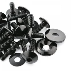 Kawasaki Ninja 250SL 15-17 Aluminium Fairing Bolt Kit Black