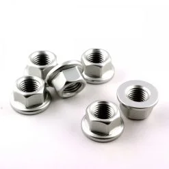 Suzuki GSX-S1000 15 Aluminium Rear Sprocket Nut Kit X6 - Silver
