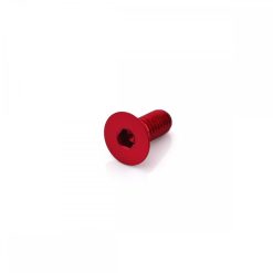 Aluminium Countersunk Bolt M4 x 0.7mm x 10mm Red