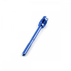 Titanium BMW Hayes Caliper Pad Pin Race M8 x 1.25mm x 52mm with 4.8mm shank Blue