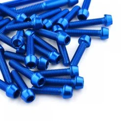 Kawasaki Z1000 17+ Aluminium Socket Cap Engine Kit Blue