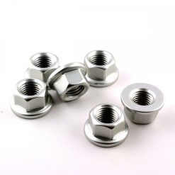 Suzuki GSXR1300R Hayabusa 99-07 Aluminium Rear Sprocket Nut Kit X6 - Silver