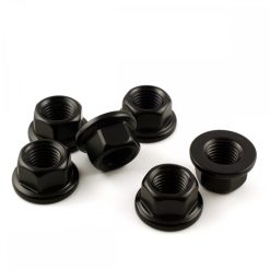 Suzuki GSXR1300R Hayabusa 99-07 Aluminium Rear Sprocket Nut Kit X6 - Black