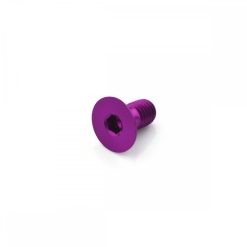 Aluminium Countersunk Bolt M5 x 0.8mm x 10mm Violet