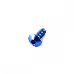 Titanium Screen Bolt M4 x 0.7mm x 10mm Blue