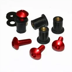 Kawasaki Z H2 2020+ Aluminium Screen Bolt Kit Red