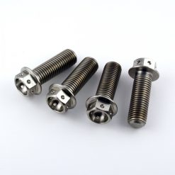 Kawasaki  ZX6R 09-12 Stainless Steel Race Spec Front Axle Pinch Bolt Kit