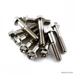 Husqvarna FC 450 17-18 Stainless Steel Top & Bottom Yoke Clamp Pinch Bolts