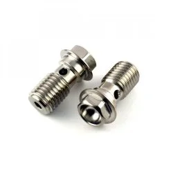 Kawasaki ZX-12R B1-B6F NINJA 02-06 Stainless Steel Rear Brake Banjo Bolt Kit