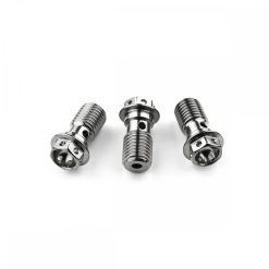 Kawasaki ZX-12R B1-B6F NINJA 02-06 Titanium Front Brake Banjo Bolt Kit