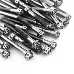 Kawasaki ZX6R 2019+ Stainless Steel Race Drilled Engine Bolt Kit