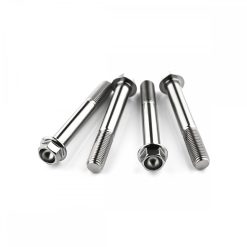 Suzuki GSXR 1000 L1-L6 12-16 Stainless Flanged Hex Front Caliper Mounting Bolts