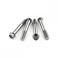 Suzuki GSXR 1000 L1-L6 12-16 Titanium Flanged Hex Front Caliper Mounting Bolts