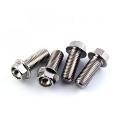 Suzuki SV650S 08-14 Titanium Flanged Hex Front Caliper Mounting Bolts
