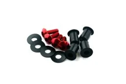Honda CBF125 2009-15 Aluminium Screen Bolt Kit Red