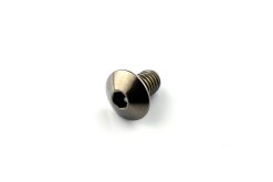 Titanium Dome Head Bolt M5 x 0.8mm x 8mm long x 10mm Diameter Head